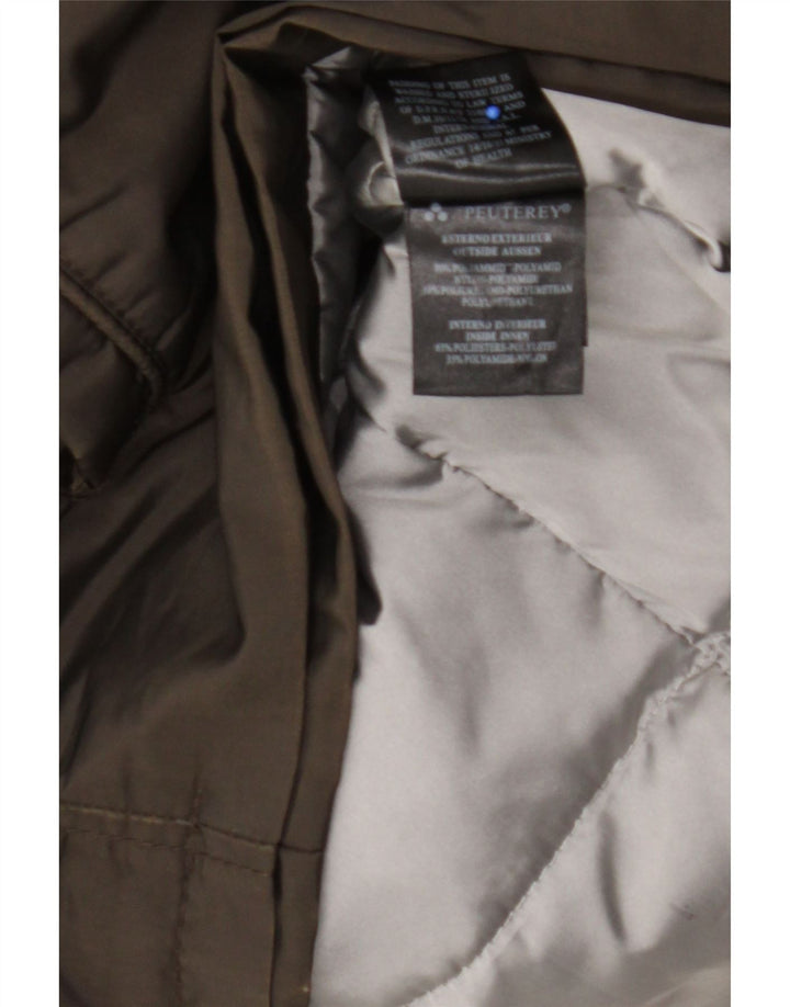 PEUTEREY Mens Padded Jacket EU 54 XL Brown Polyamide