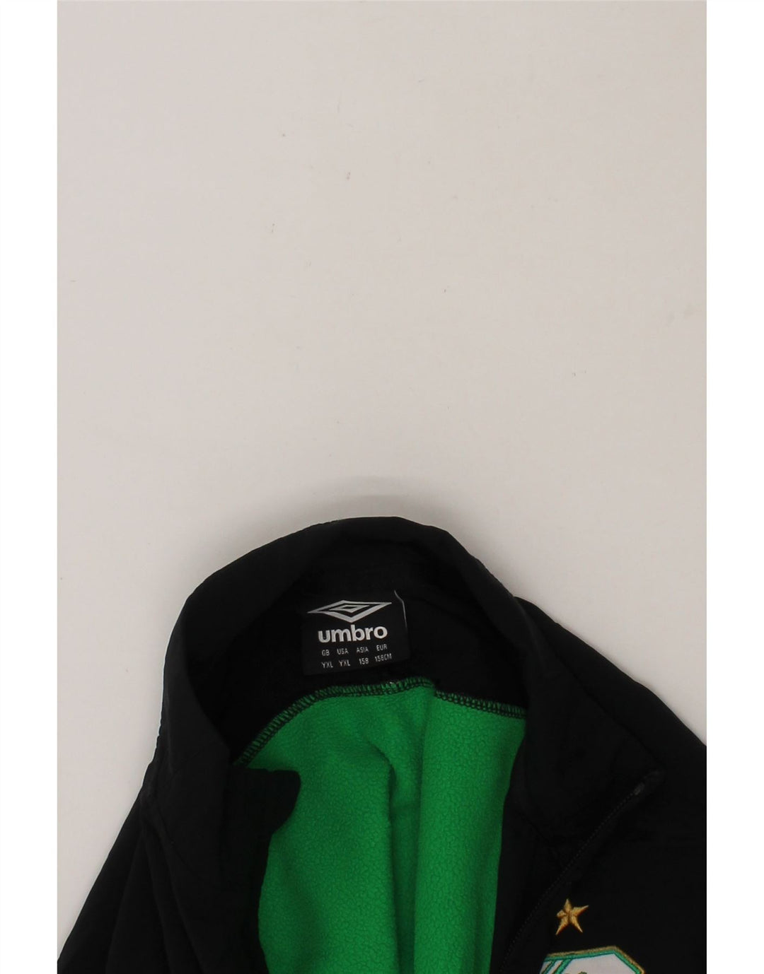 UMBRO Boys Graphic Pullover Tracksuit Top 12-13 Years XL  Green Vintage Umbro and Second-Hand Umbro from Messina Hembry 