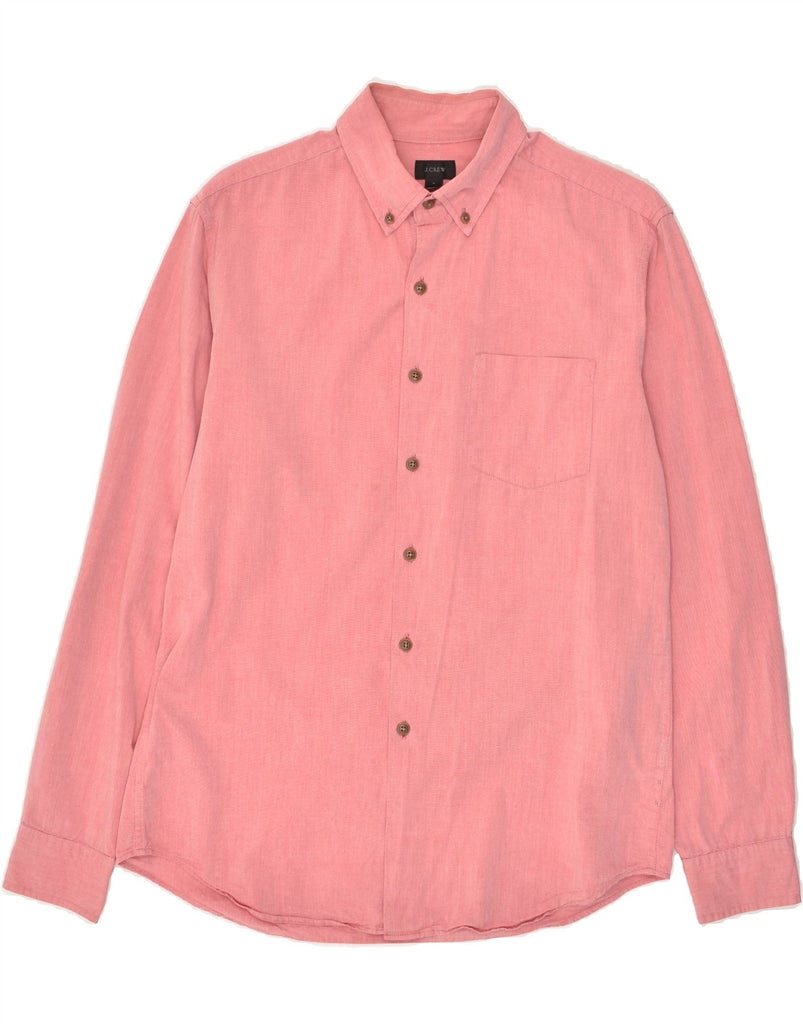 J. CREW Mens Shirt Small Pink Cotton | Vintage J. Crew | Thrift | Second-Hand J. Crew | Used Clothing | Messina Hembry 