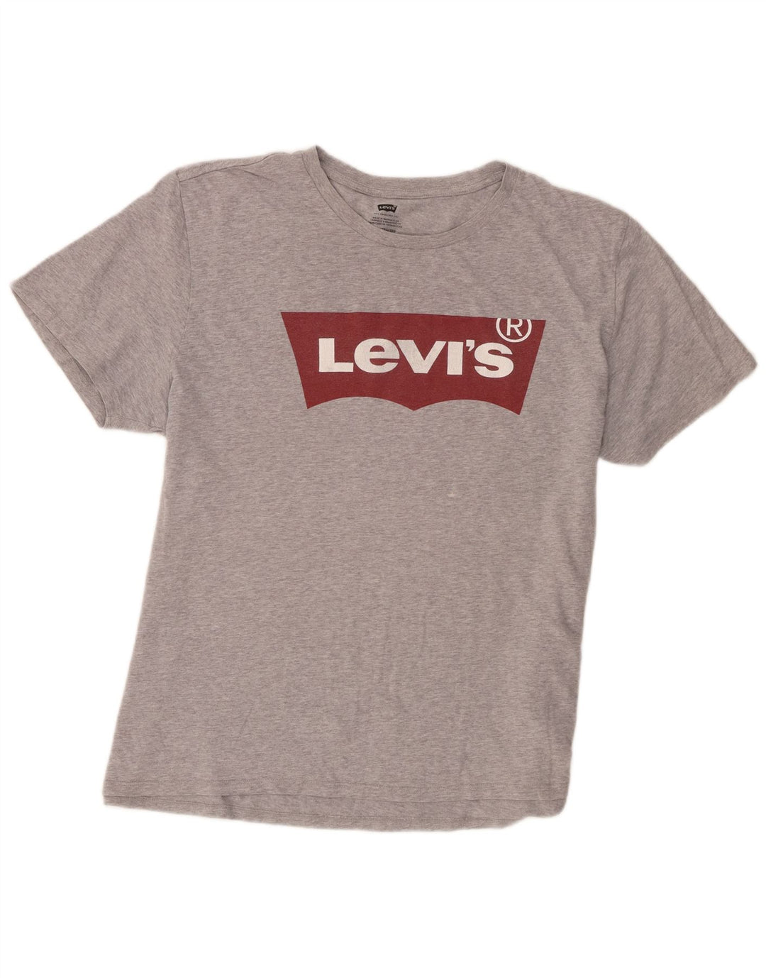 Levi's Mens Graphic T-Shirt Top 2XL Grey Cotton