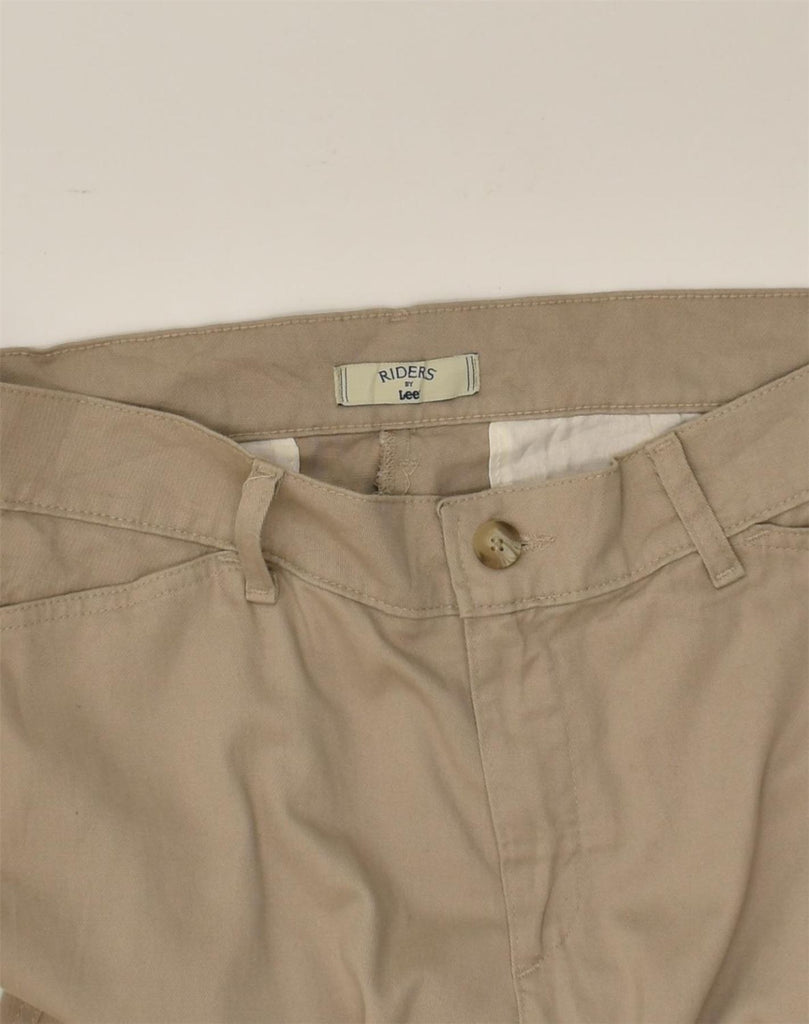 LEE Mens Riders Straight Casual Trousers US 14 XL W36 L32 Beige Cotton | Vintage Lee | Thrift | Second-Hand Lee | Used Clothing | Messina Hembry 