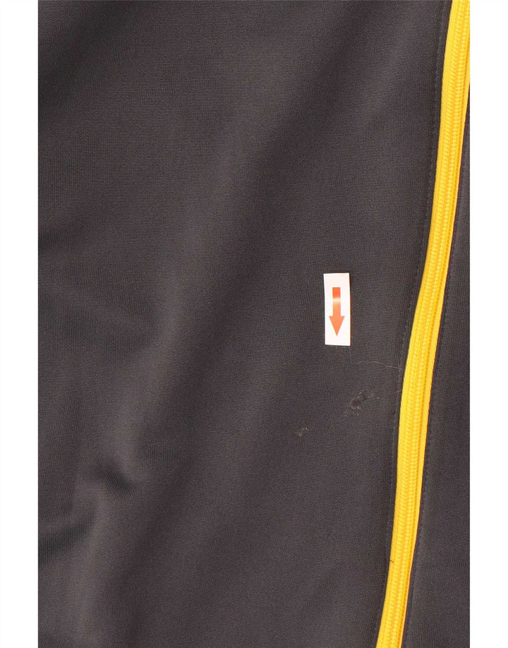 Adidas Mens Climalite Tracksuit Top Jacket Large Grey Colourblock Polyester