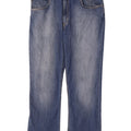 Lee Mens Brooklyn Straight Jeans W38 L29 Blue Cotton