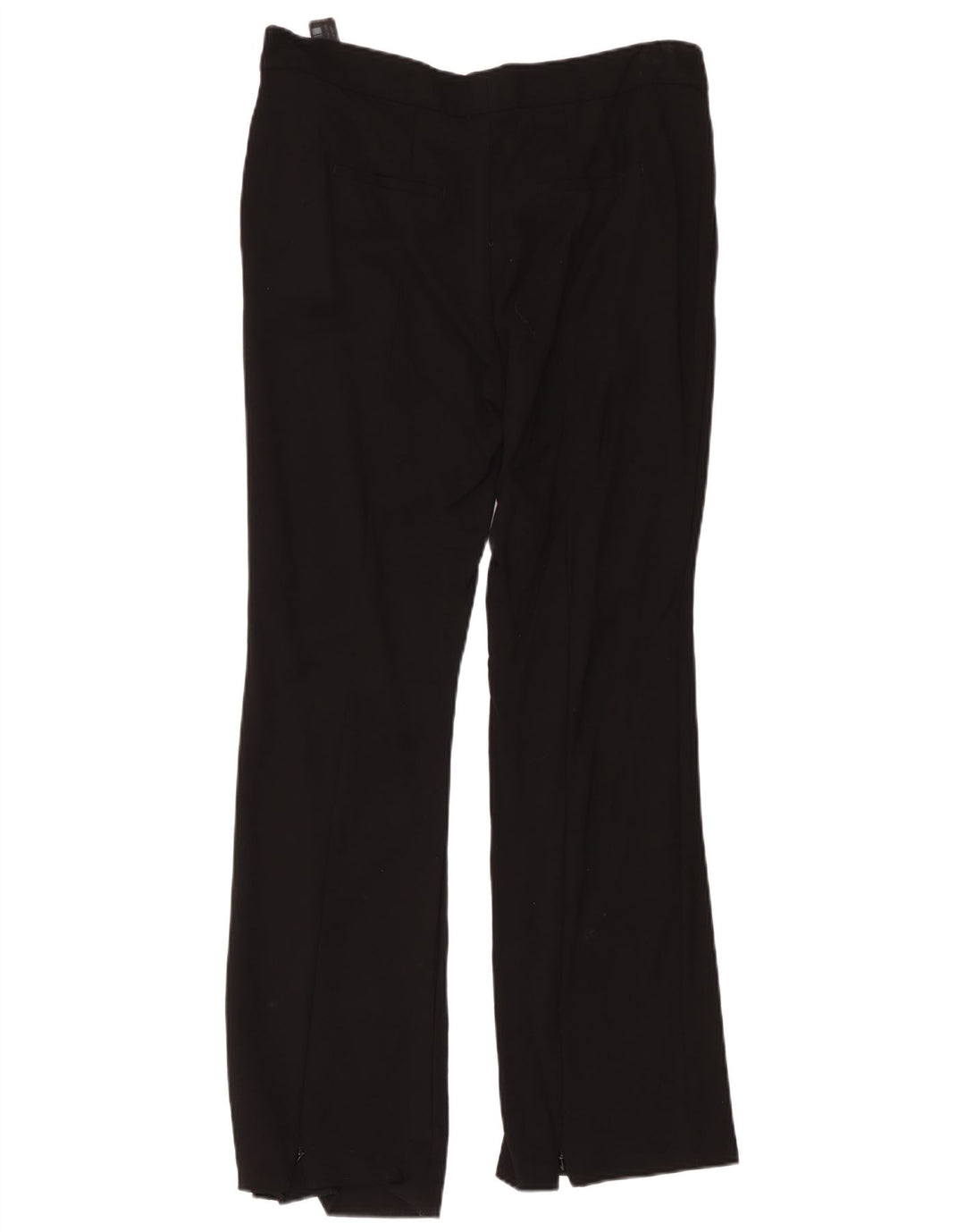 Massimo Dutti Womens Bootcut Trousers W34 L32 Black Viscose