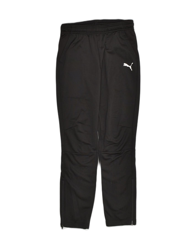 PUMA Boys Tracksuit Trousers 11-12 Years Black Polyester | Vintage Puma | Thrift | Second-Hand Puma | Used Clothing | Messina Hembry 