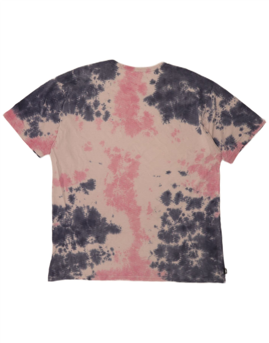 VANS Mens T-Shirt Top XL Pink Tie Dye Cotton