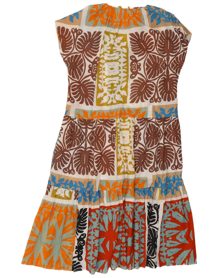 Zara Womens Maxi Dress UK 18 XL Multicoloured Patchwork Cotton