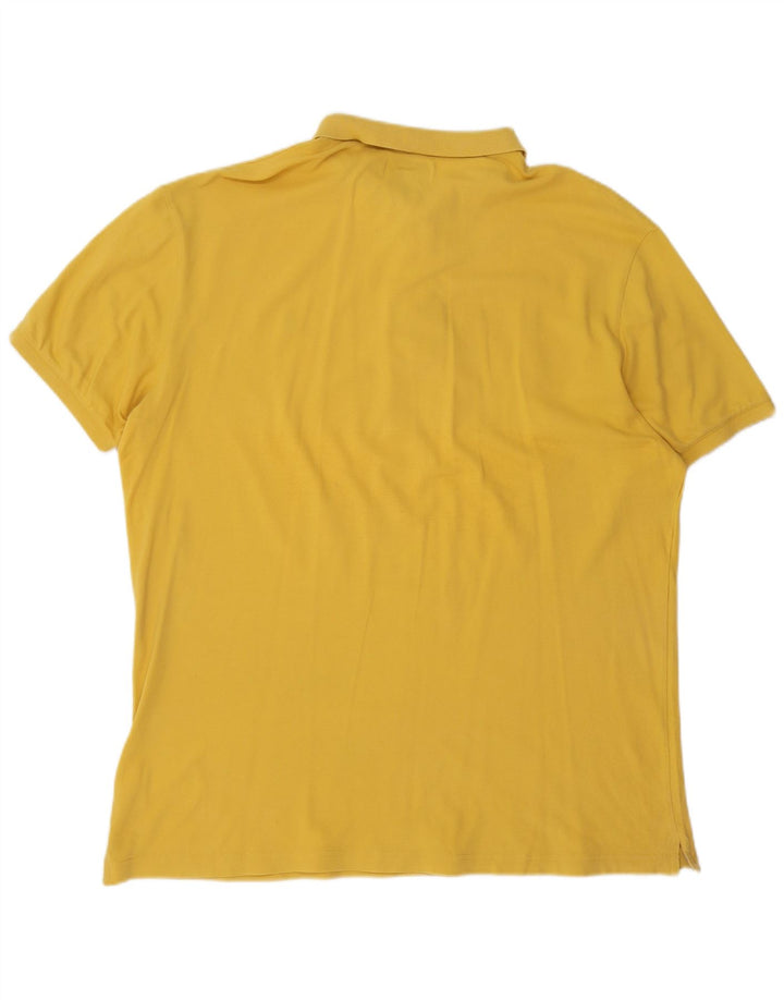 MARLBORO CLASSICS Mens Polo Shirt 2XL Yellow