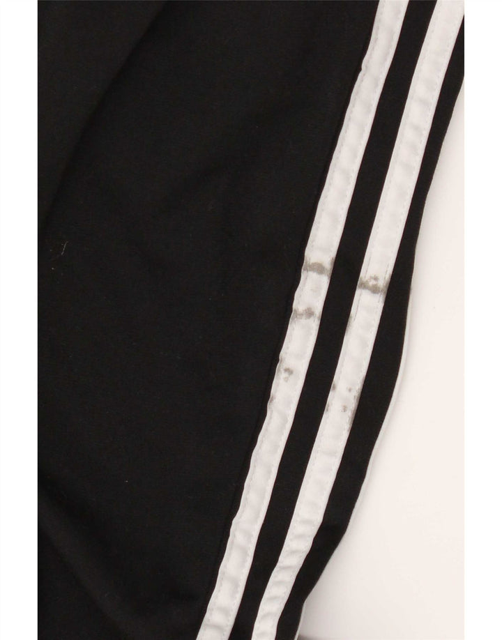 Adidas Boys Tracksuit Trousers 9-10 Years Black Polyester