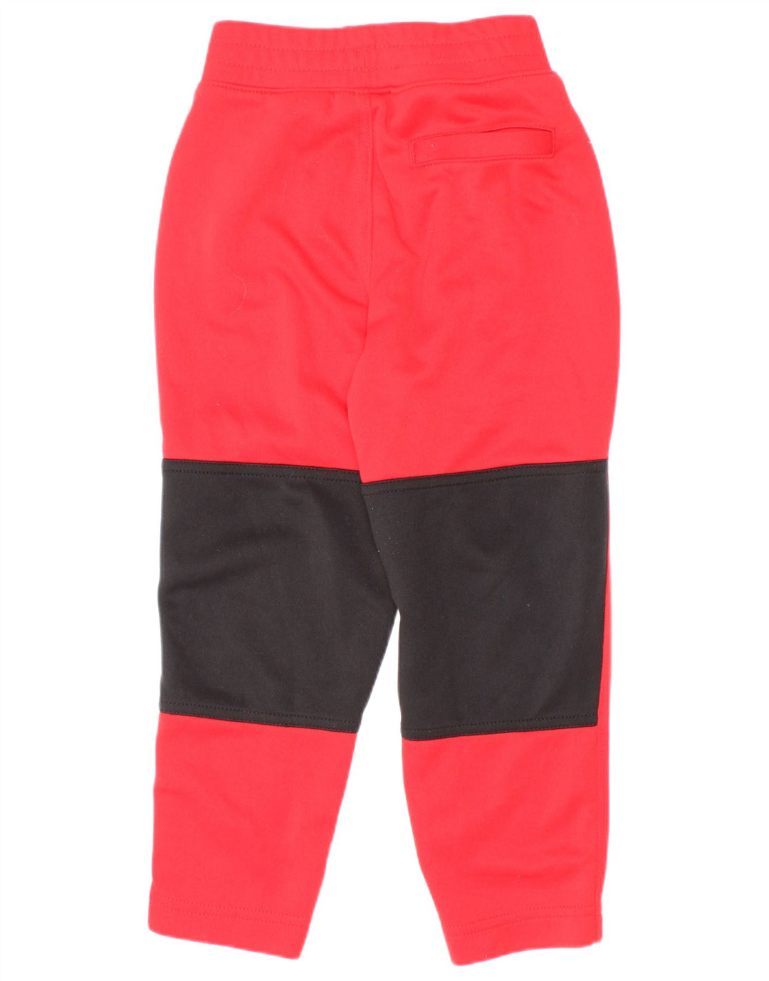 Nike Boys Graphic Tracksuit Trousers 3-4 Years Red Colourblock