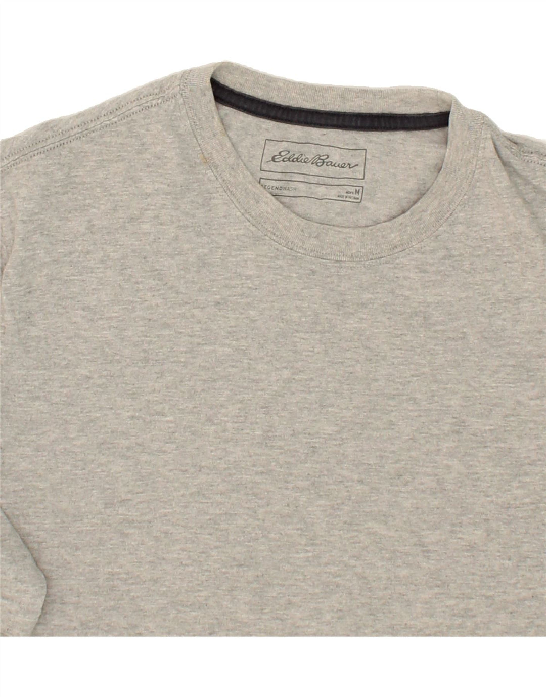 EDDIE BAUER Mens T-Shirt Top Medium Grey Vintage Eddie Bauer and Second-Hand Eddie Bauer from Messina Hembry 