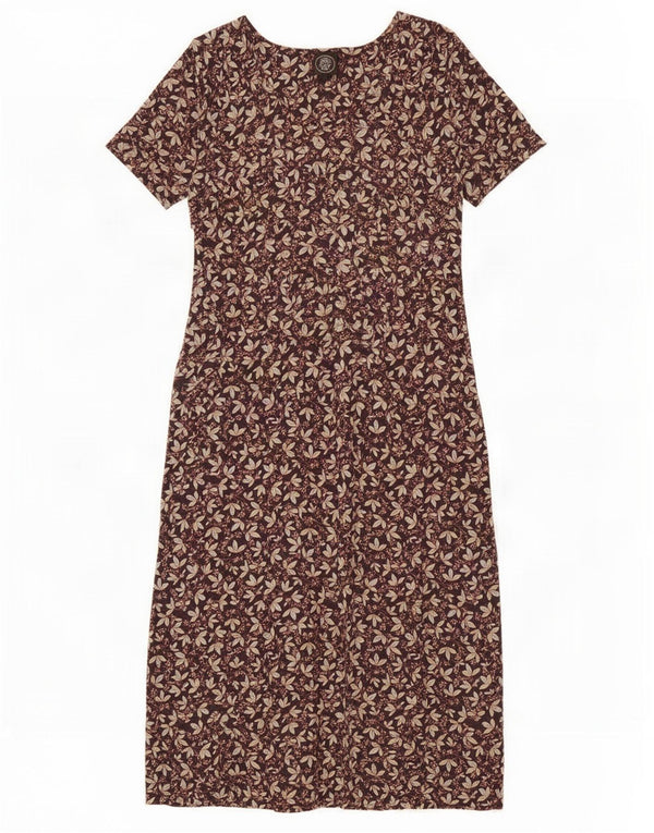 Laura Ashley Womens Maxi Dress UK 12 Medium Multicoloured Floral Cotton