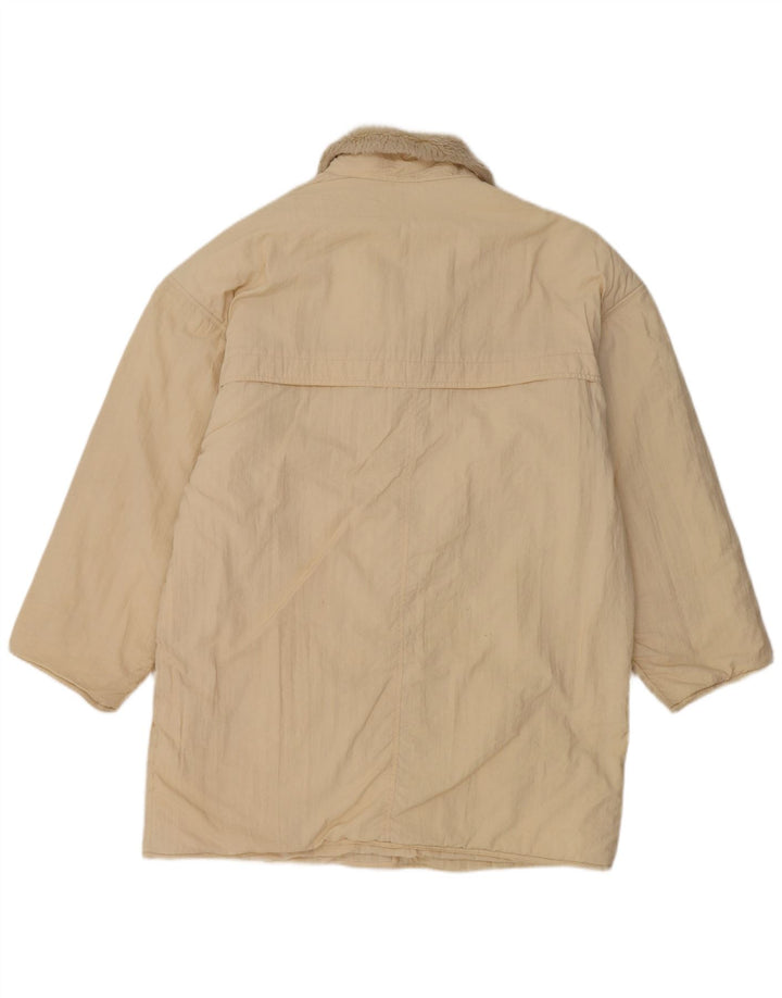 Penny Black Womens Oversized Windbreaker Coat UK 10 Small Beige Polyamide