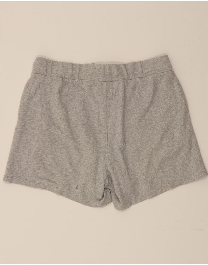 CHAMPION Womens Sport Shorts UK 14 Large  Grey Cotton Vintage Champion and Second-Hand Champion from Messina Hembry 