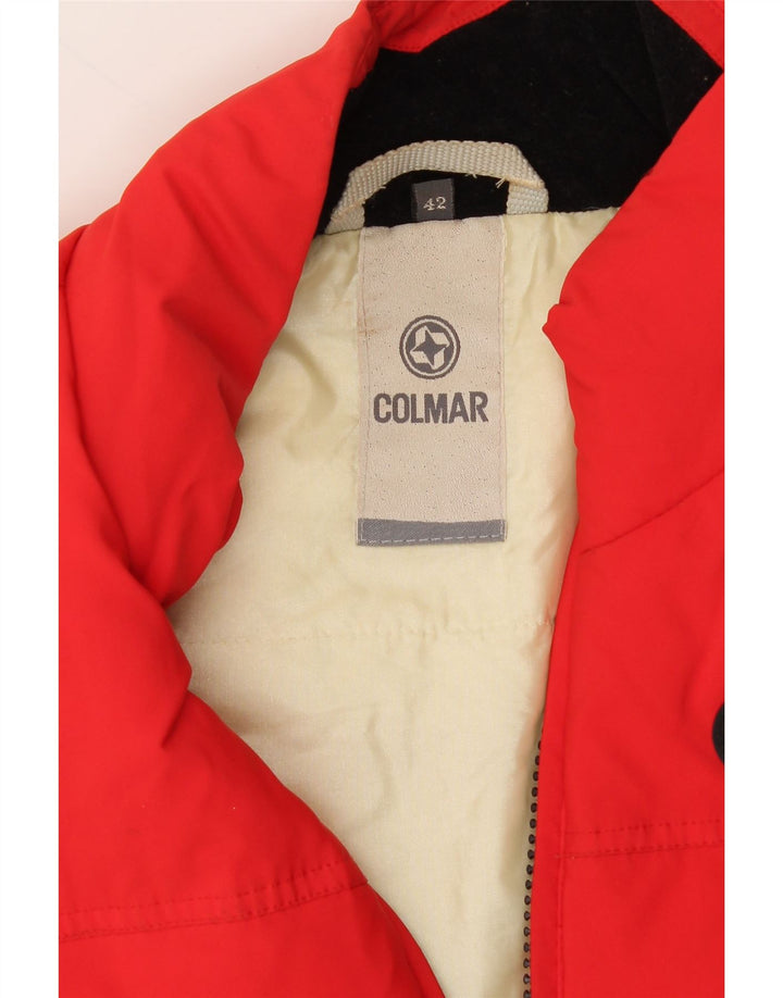 COLMAR Womens Oversized Padded Gilet IT 42 Small Red Vintage Colmar and Second-Hand Colmar from Messina Hembry 