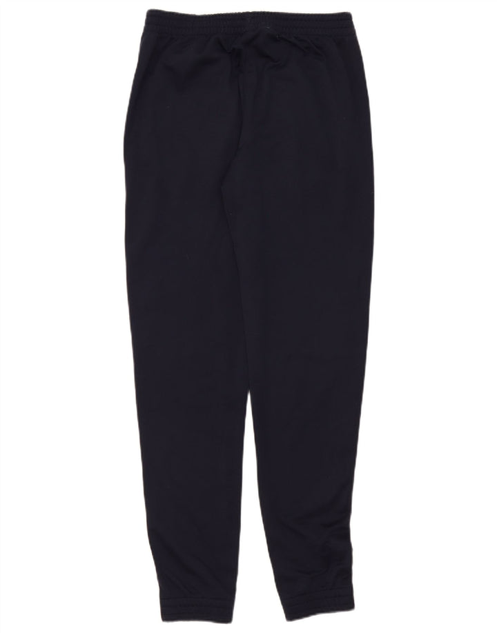 Adidas Boys Tracksuit Trousers Joggers 13-14 Years Navy Blue Polyester