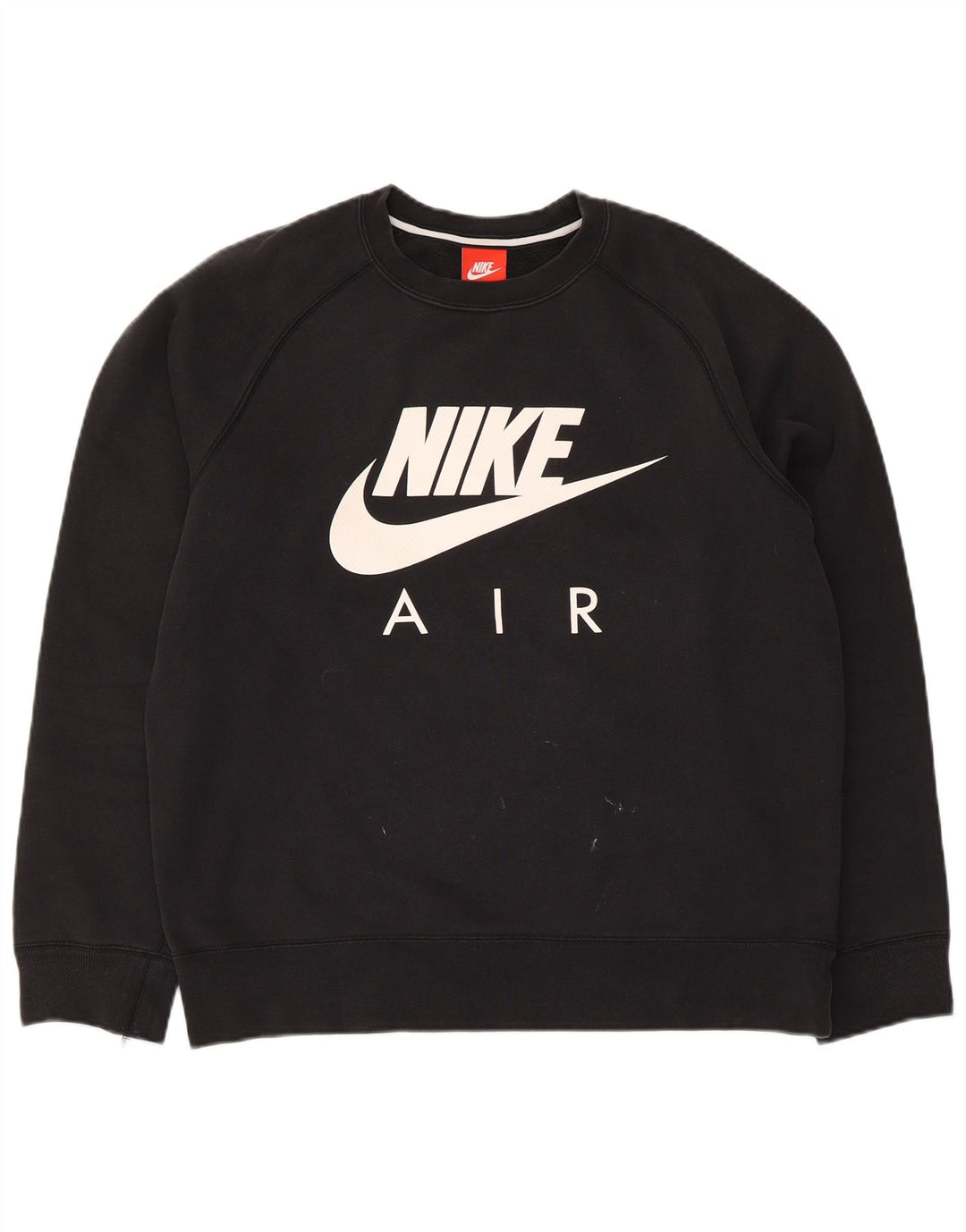 Nike Mens Graphic Sweatshirt Jumper Medium Black