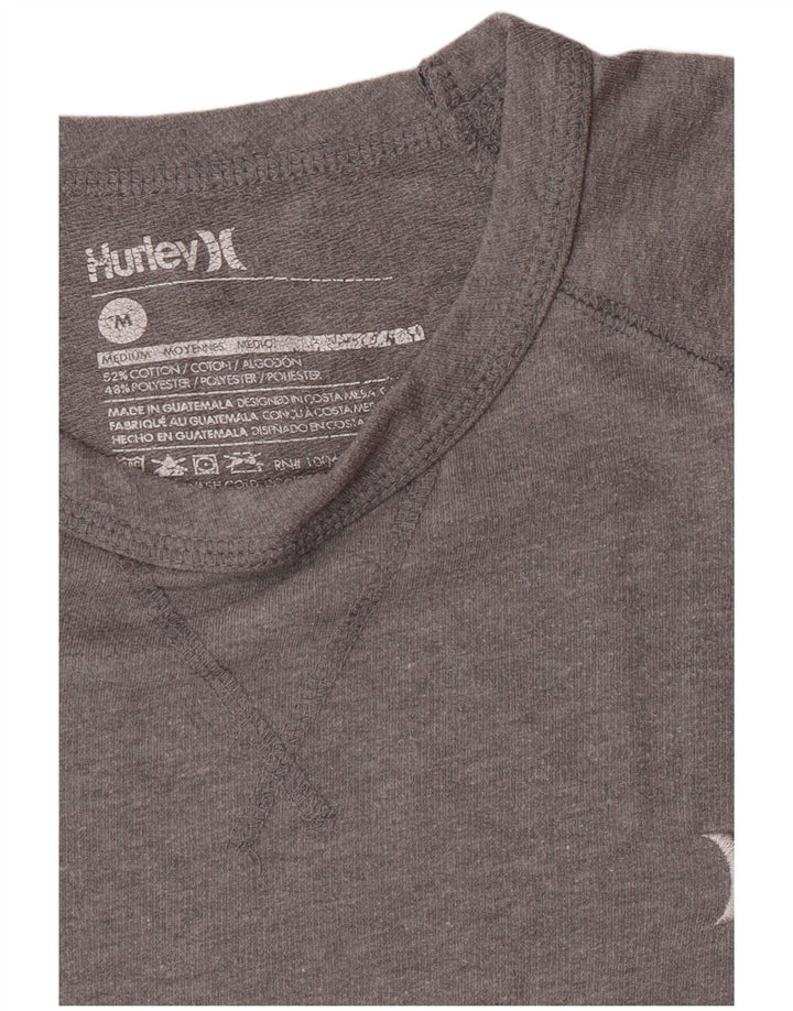 HURLEY Mens Sweatshirt Jumper Medium Grey Cotton