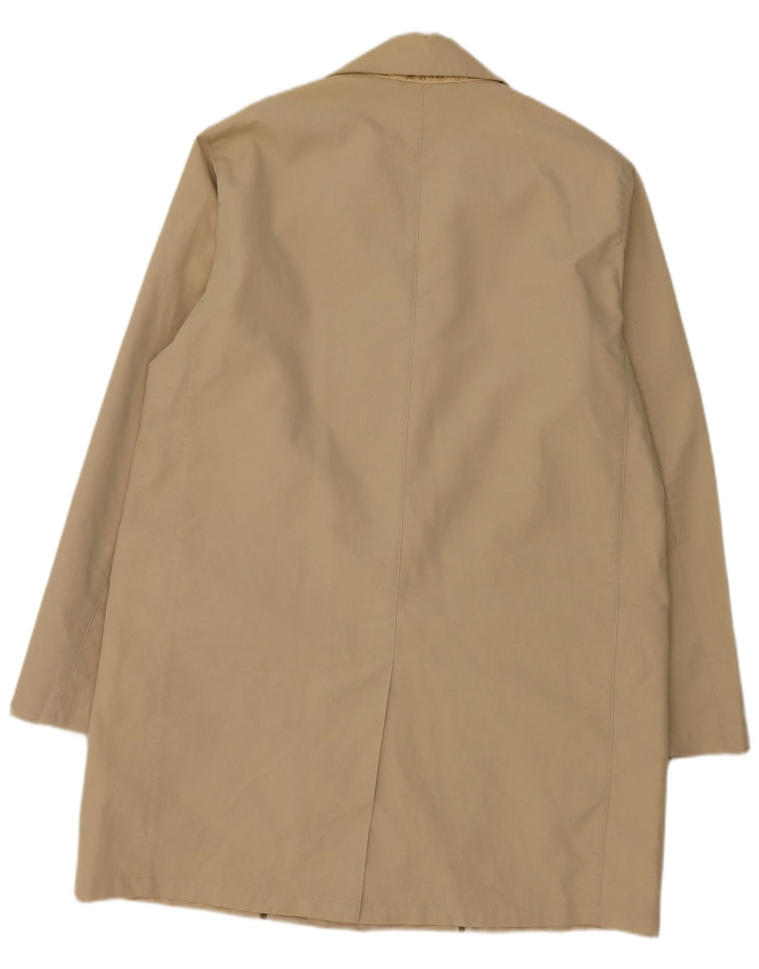 Belfe Mens Overcoat UK 42 XL Beige Cotton