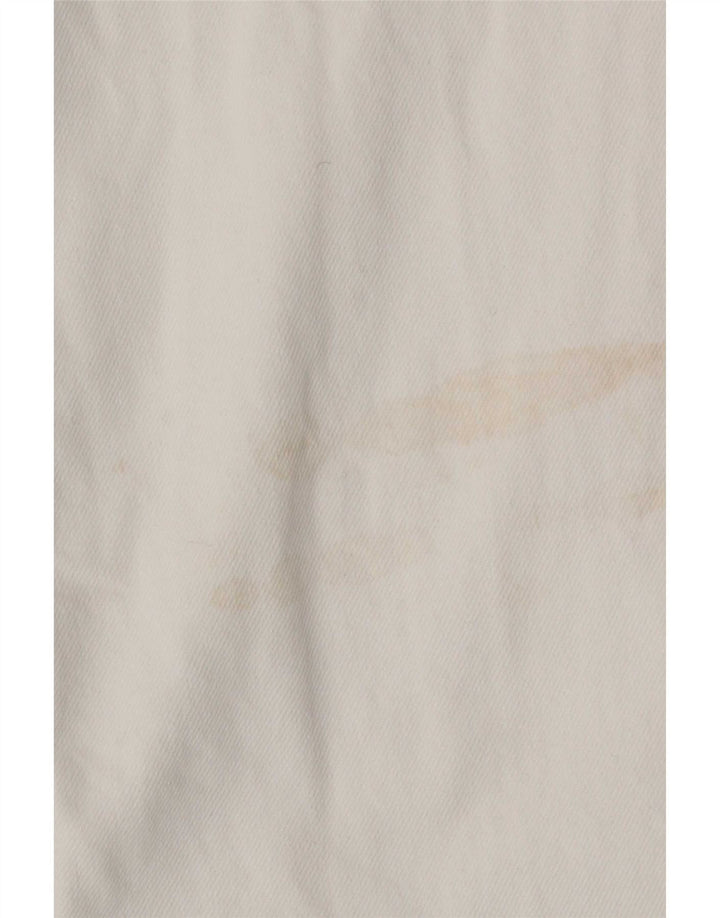 Zara Womens High Rise Wide Leg Jeans EU 40 Medium W30 L29 White