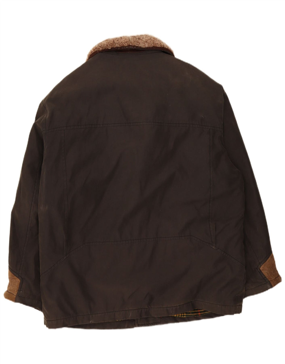 Camel Active Mens Windbreaker Coat IT 56 2XL Khaki Colourblock Cotton