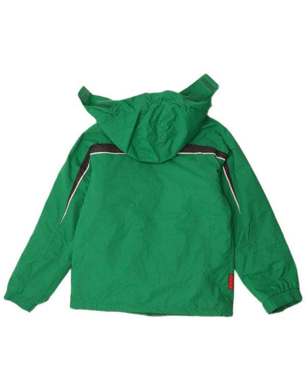 Mountain Warehouse Boys Windbreaker Jacket 11-12 Years Green Colourblock