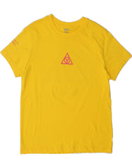 VANS Mens Graphic T-Shirt Top Small Yellow Cotton