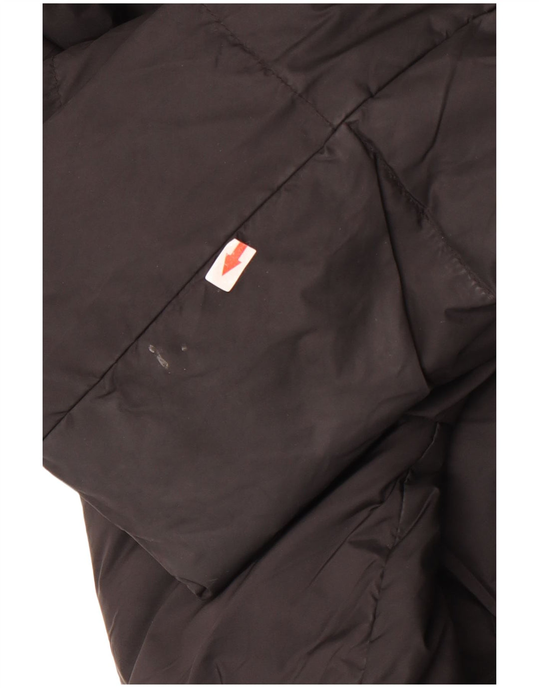 Zara Womens Hooded Oversized Padded Coat UK 14 Medium Black Polyamide