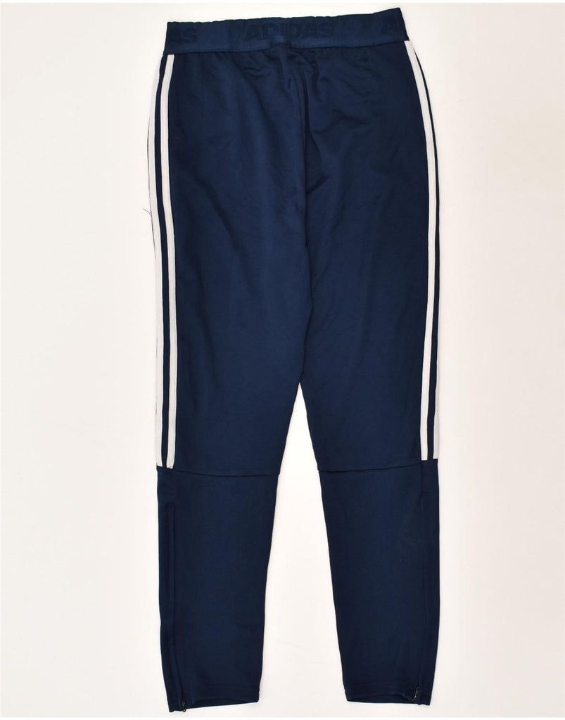 ADIDAS Boys Tracksuit Trousers 13-14 Years Navy Blue Polyester | Vintage Adidas | Thrift | Second-Hand Adidas | Used Clothing | Messina Hembry 