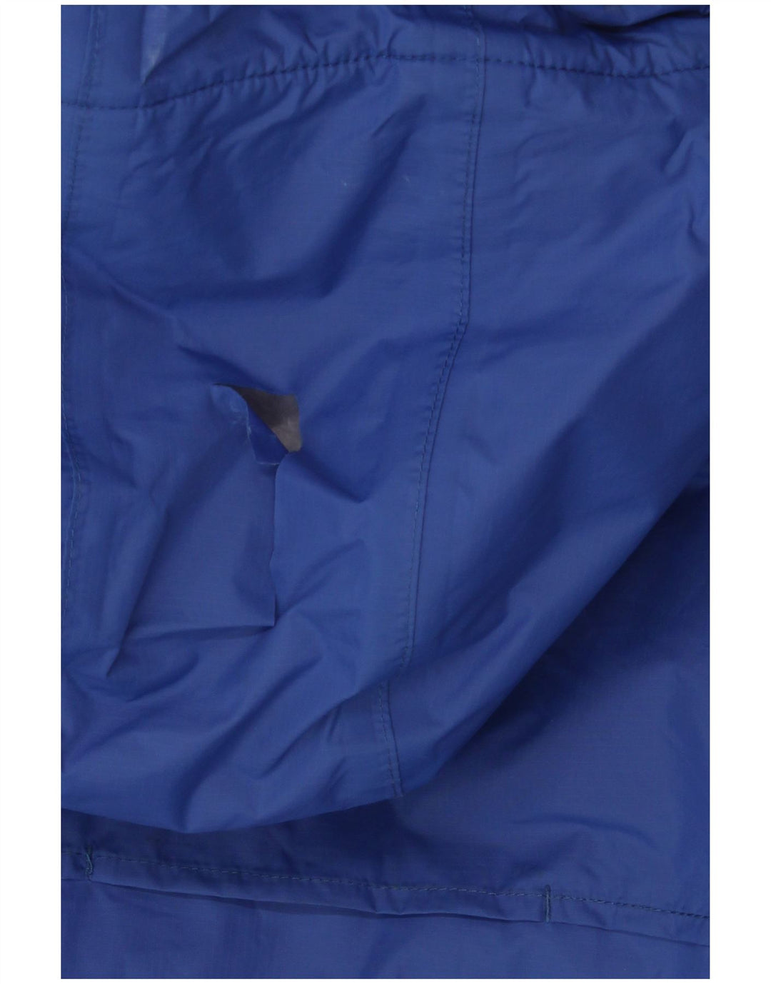 K-Way Boys Hooded Windbreaker Jacket 11-12 Years Blue Polyamide