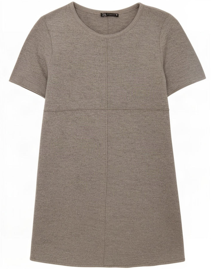 Zara Womens T-Shirt Dress UK 8 Small Grey Polyester
