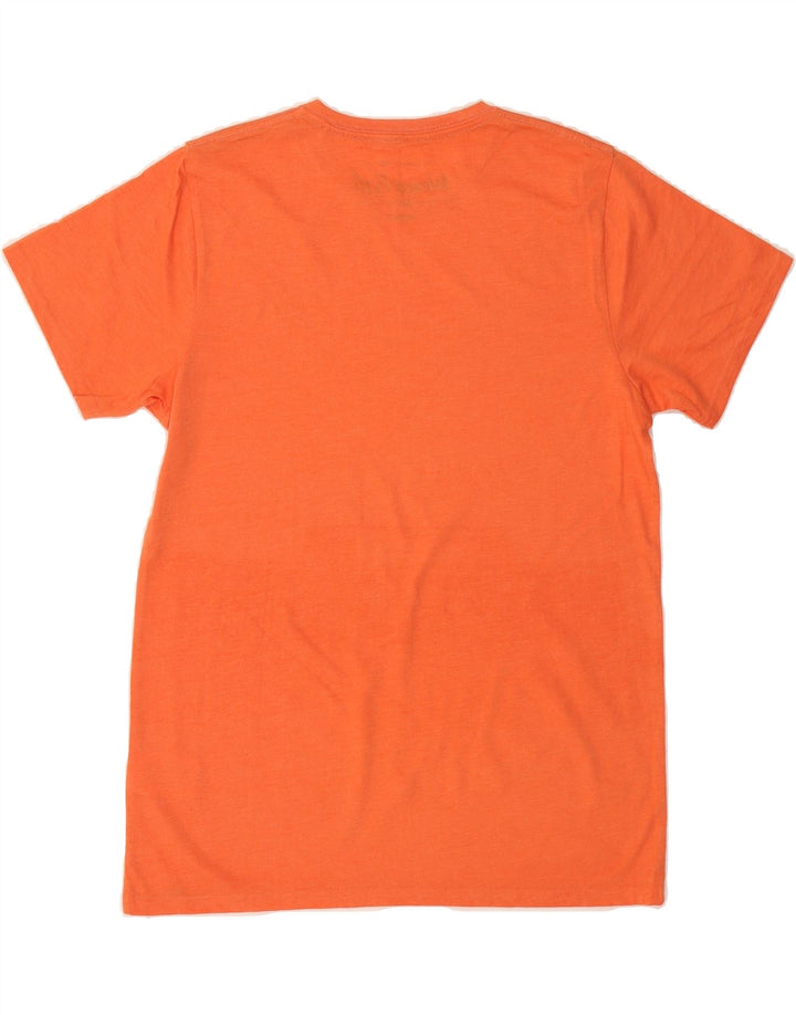 WEIRD FISH Mens T-Shirt Top Medium Orange Cotton Vintage Weird Fish and Second-Hand Weird Fish from Messina Hembry 