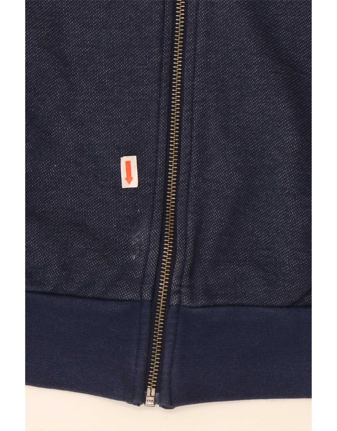 Adidas Mens Tracksuit Top Jacket Medium Navy Blue Cotton