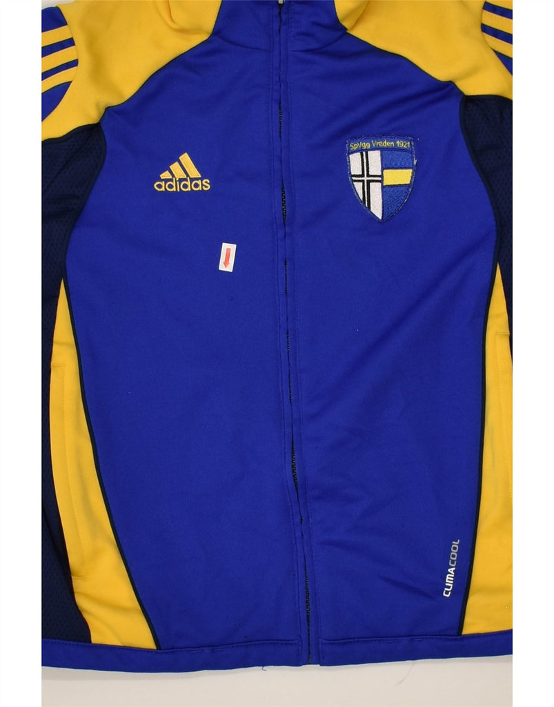 ADIDAS Boys Clima 365 Graphic Tracksuit Top Jacket 9-10 Years Blue | Vintage Adidas | Thrift | Second-Hand Adidas | Used Clothing | Messina Hembry 