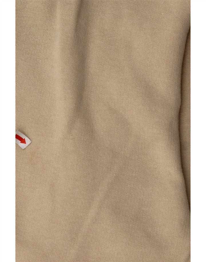 ARENA Mens Zip Hoodie Sweater XL Beige