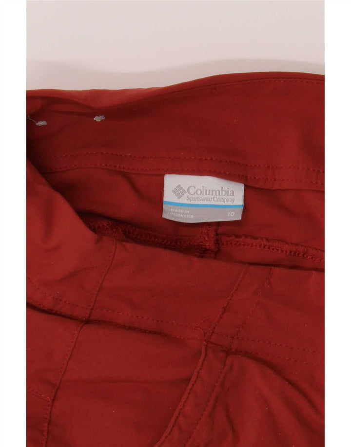 Columbia Womens Bermuda Shorts US 10 Large W34 Brown Polyamide
