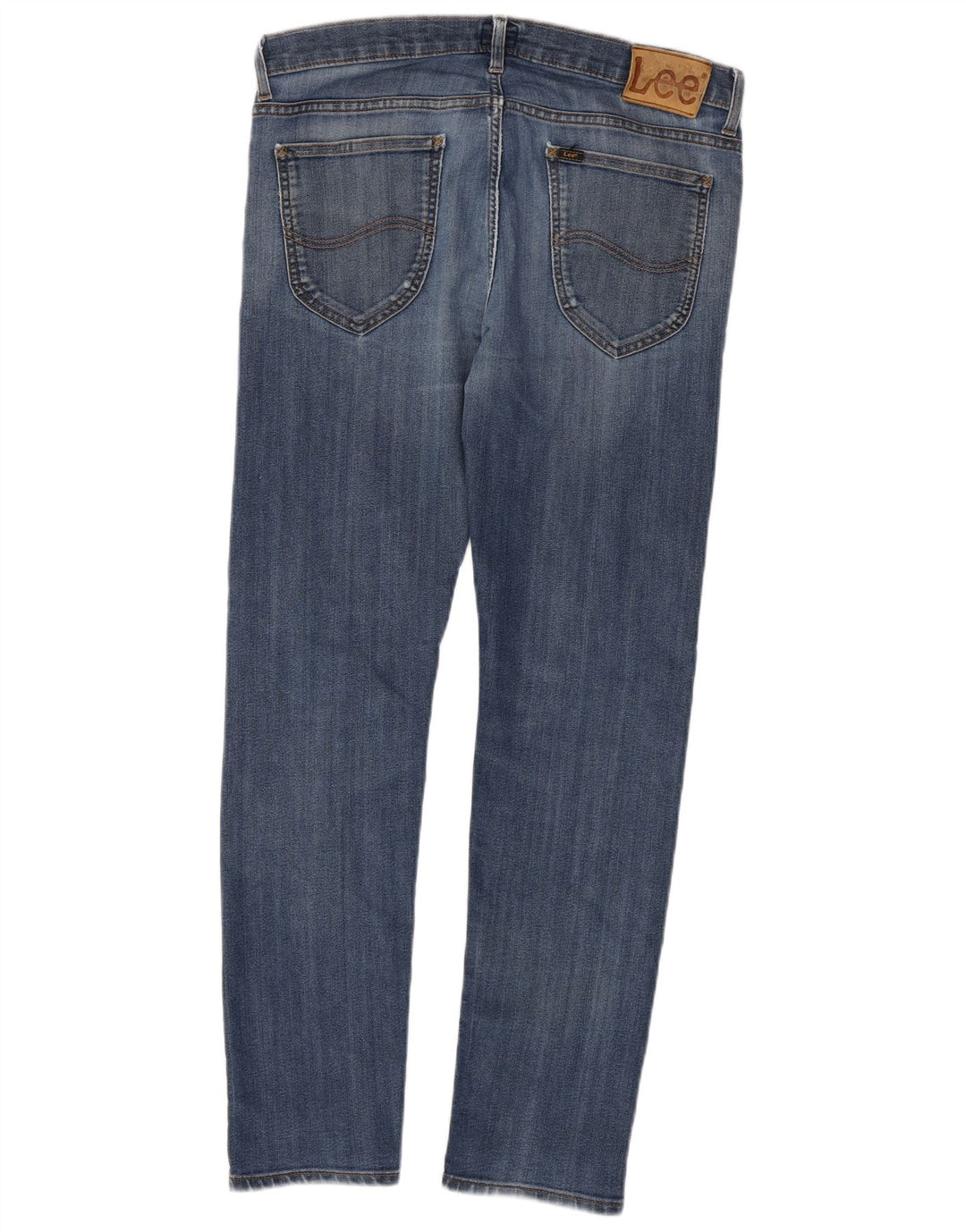 LEE Mens Daren Zip Fly Slim Jeans W34 L32 Blue Cotton