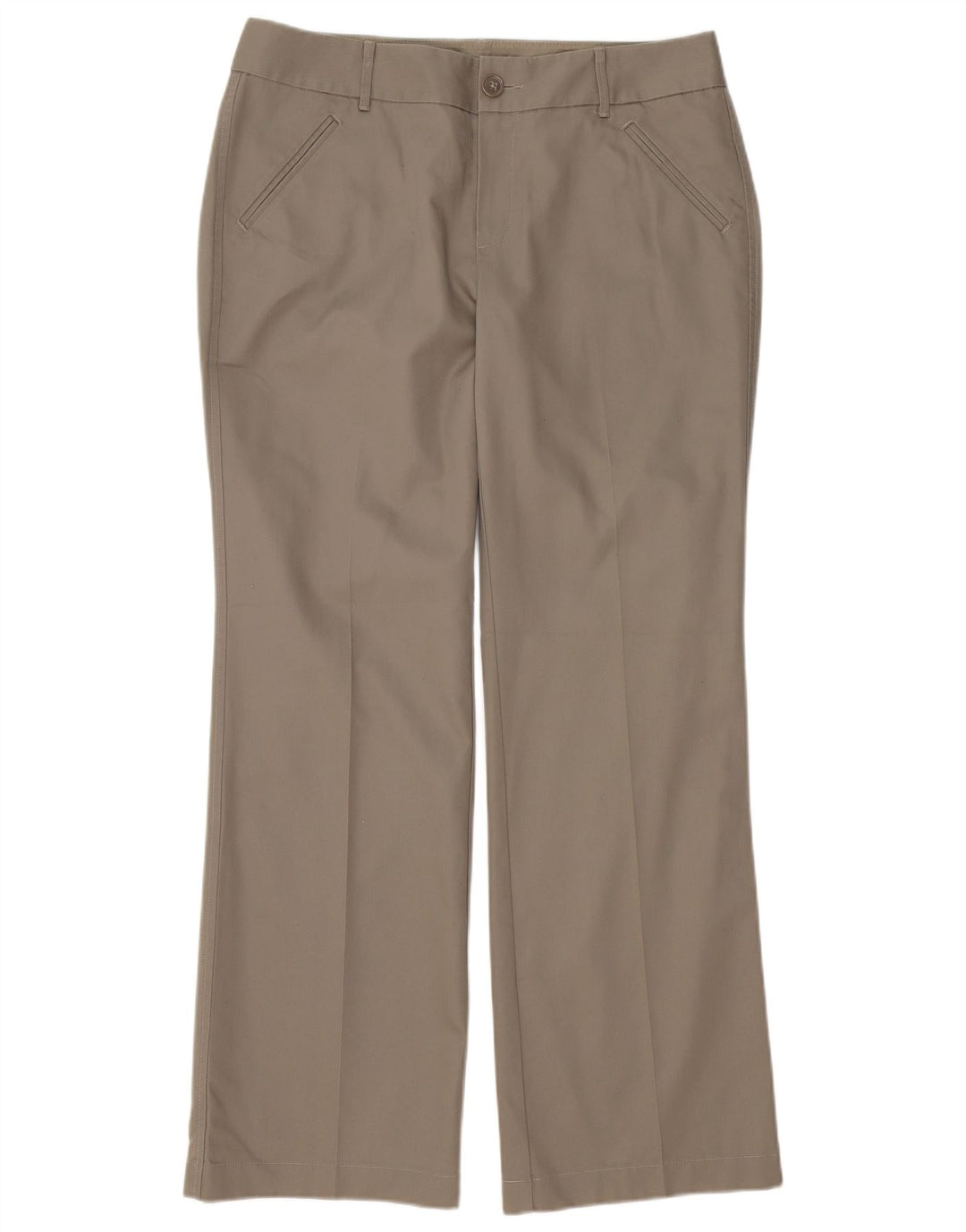 EDDIE BAUER Womens Blakely Fit Casual Trousers US 12 Large W34 L34 Grey