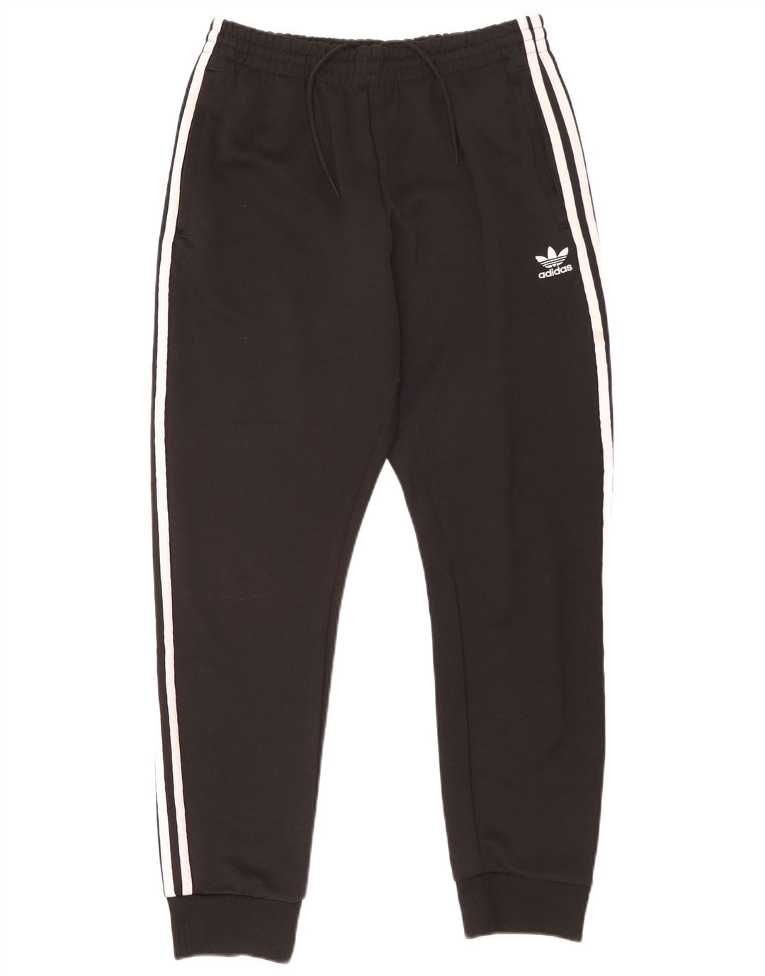 Adidas Mens Tracksuit Trousers Joggers Medium Black Polyester