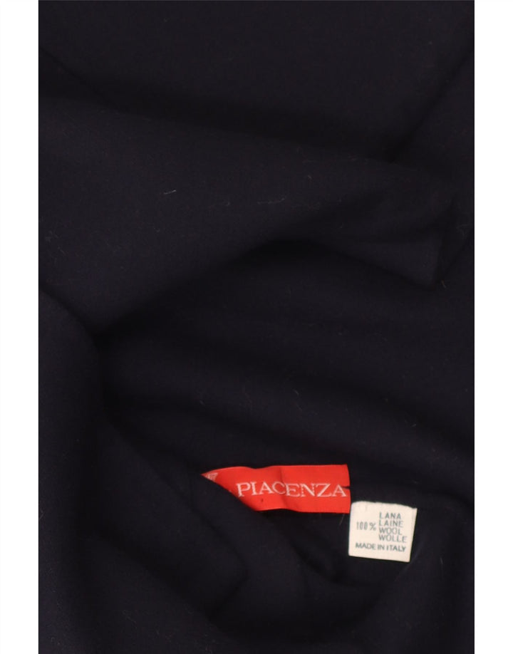 Piacenza Womens 3/4 Sleeve 2 Button Blazer Jacket UK 16 Large Navy Blue