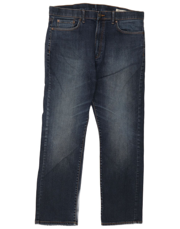 MARKS & SPENCER Mens Regular Fit Straight Jeans W38 L31 Blue Cotton