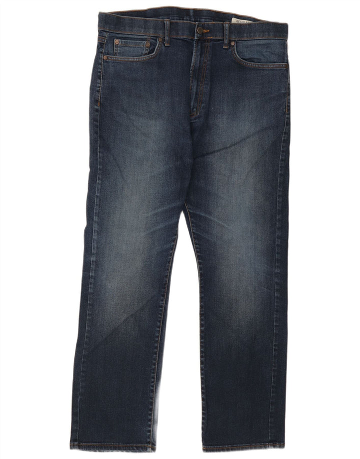 MARKS & SPENCER Mens Regular Fit Straight Jeans W38 L31 Blue Cotton