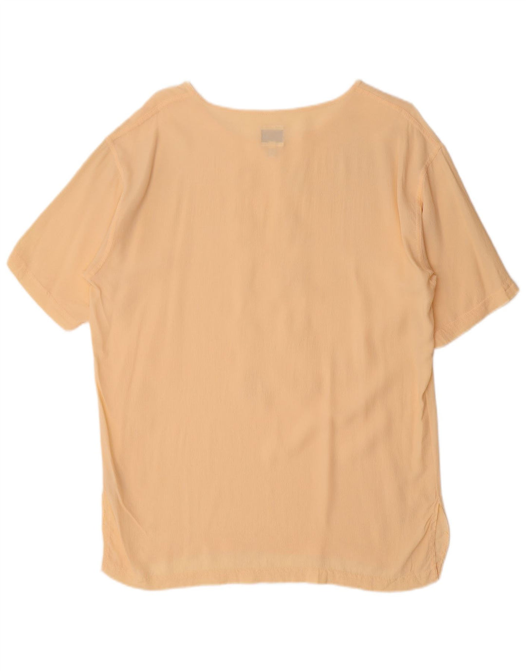 Moschino Womens Graphic Blouse Top UK 14 Medium Yellow Acetate