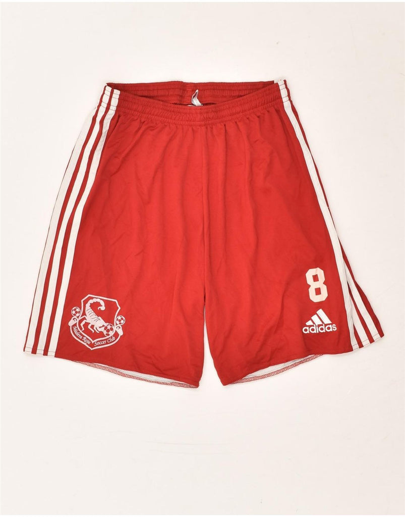 ADIDAS Mens Climacool Sport Shorts Small Red Polyester | Vintage Adidas | Thrift | Second-Hand Adidas | Used Clothing | Messina Hembry 