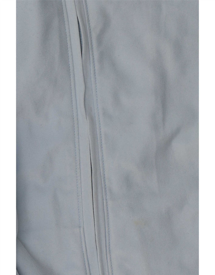 Lotto Womens Oversized Tracksuit Top Jacket UK 16 Large Blue Polyester
