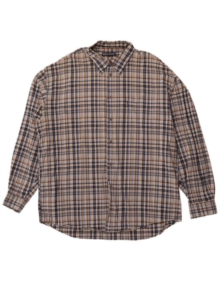 LERROS Mens Shirt XL Multicoloured Check Cotton
