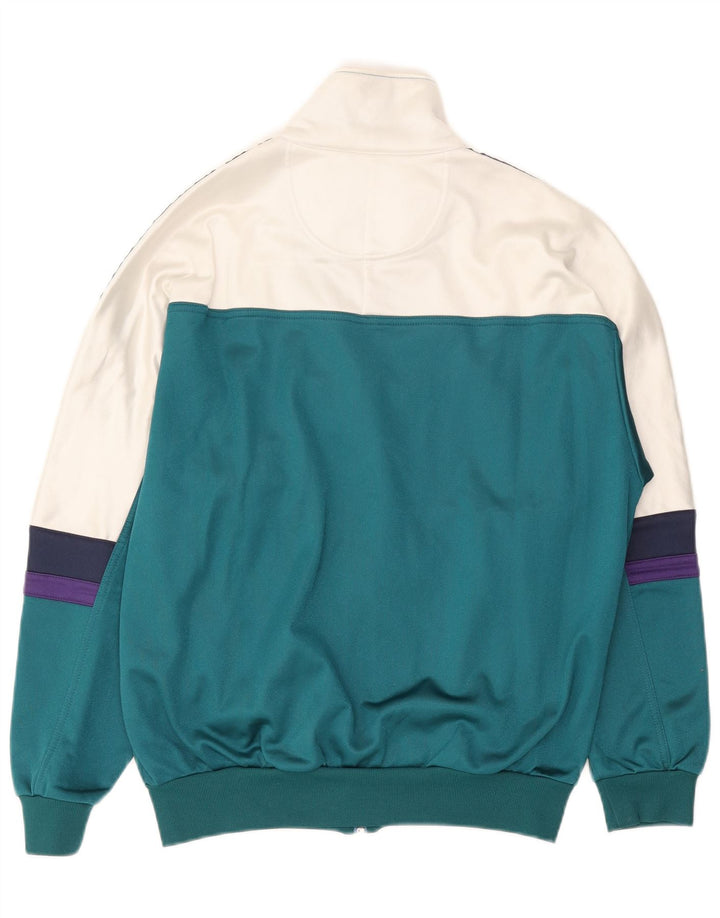 Asics Mens Graphic Full Tracksuit IT 48 Medium  Green Colourblock