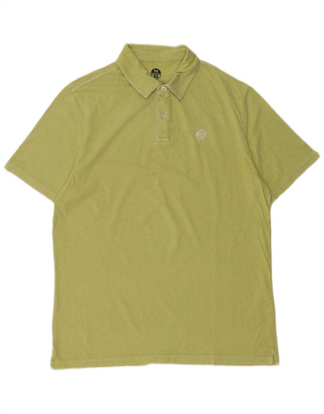 North Sails Mens Polo Shirt Small Green Cotton