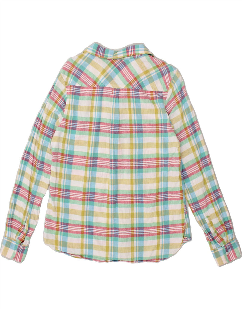 TOMMY HILFIGER Womens Regular Fit Shirt UK 14 Large Multicoloured Check | Vintage Tommy Hilfiger | Thrift | Second-Hand Tommy Hilfiger | Used Clothing | Messina Hembry 