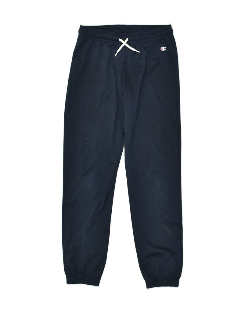 CHAMPION Boys Tracksuit Trousers Joggers 9-10 Years Medium Navy Blue | Vintage Champion | Thrift | Second-Hand Champion | Used Clothing | Messina Hembry 